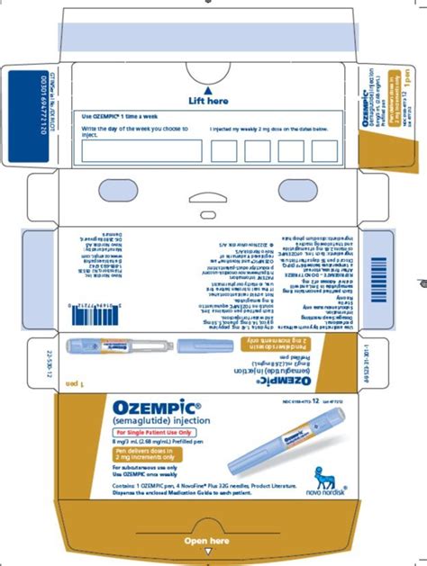 ozempic fda package insert